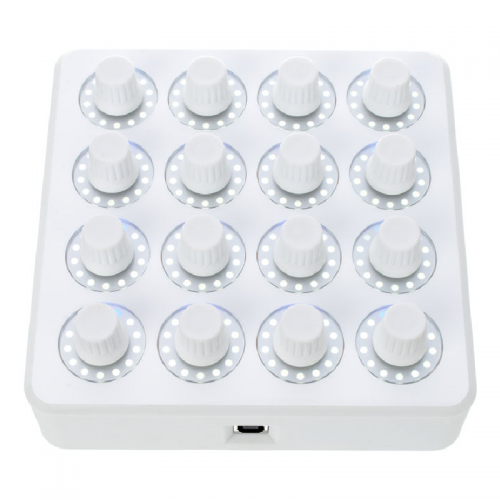 DJ Techtools Midi Fighter Twister White